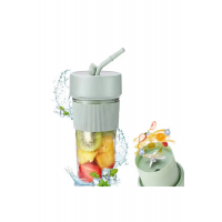 Mini Taşınabilir Mikser 350 Ml Smoothie Makinesi Meyve Sıkacağı Şarj Edilebilir Blender Yeşil