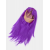 Mor Renk Düz Kesim Uzun Parti Peruğu Takma Saç
