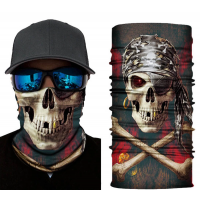 Motorcu Boyunluk Baf Buff Bandana 25x48 Cm Model 2