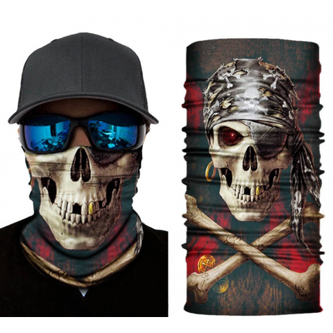 Motorcu Boyunluk Baf Buff Bandana 25x48 Cm Model 2