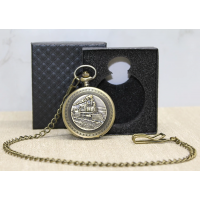 Özel Kutulu Tren Temalı Köstekli Saat Alk4670