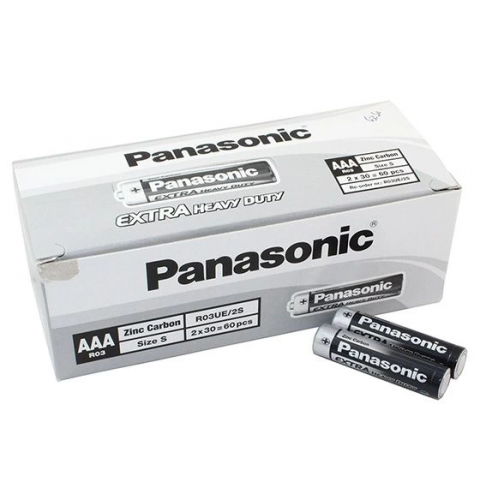 Panasonic Manganez İnce Kalem Aaa Pil 60'lı Paket
