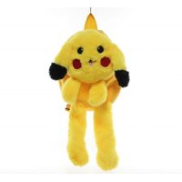 Peluş Işıklı Pikachu Sırt Çantası Alk3009