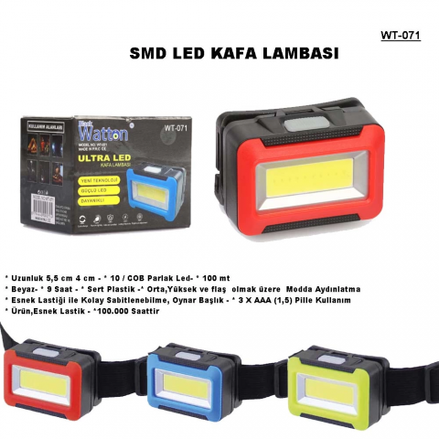 Pilli Kafa Lambası  Wt-071