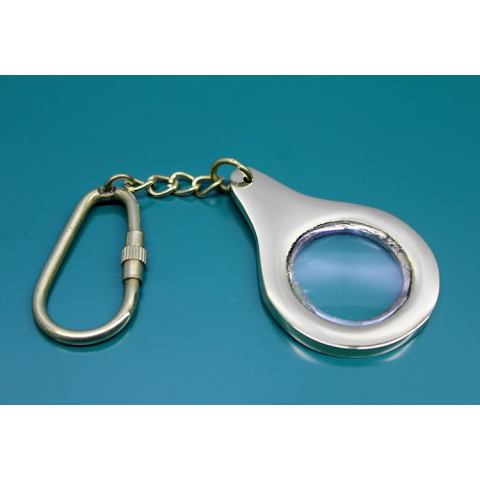 Pirinç Büyüteç Anahtarlık 2846b