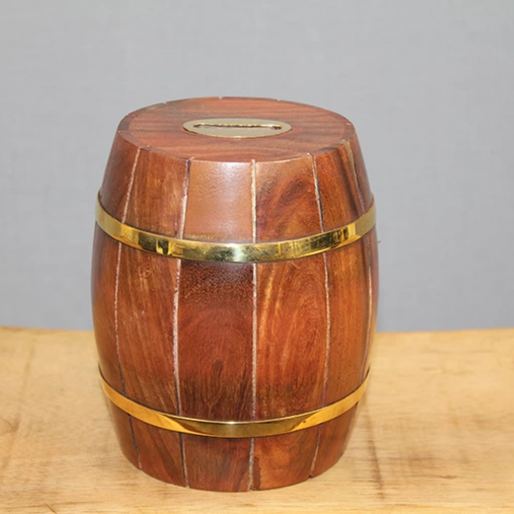 Pirinç Fıçı Kumbara Ksk3116