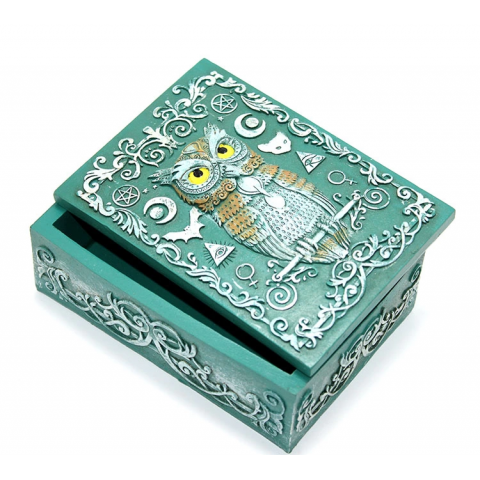 Polyester Baykuş Tasarımı Kutu Alk2364