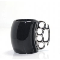 Porselen Muşta Tasarımlı Kupa Bardak  Aalk2383