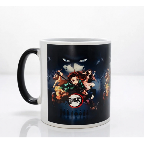 Porselen Renk Değiştiren Demon Slayer Kupa Bardak Aalk383