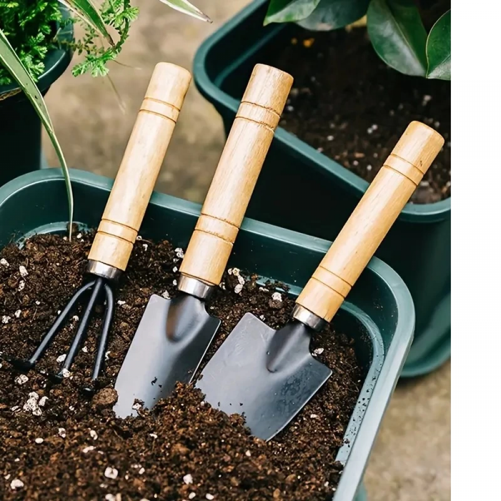 Portatif Kazma Kürek Tırmık Seti