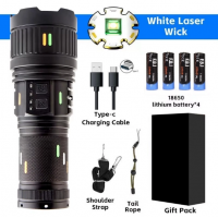 Pro F-3001 Alüminyum Tg Led Güç Göstergeli Type-c Şarjlı El Feneri 100 W