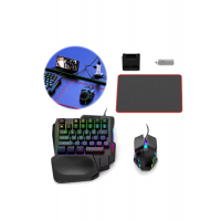Pubg Mobil Oyun Kiti 5in1 Bt5.3 Klavye Mouse Dönüştürücü Seti Pugb Seti