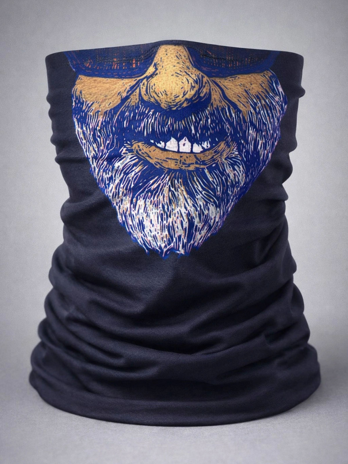 Sakallı Yüz Desenli Baf Buff – Çok Amaçlı Boyunluk Maske 1 No Sakallı Yüz Desenli Baf Buff – Çok Amaçlı Boyunluk Maske 1 No