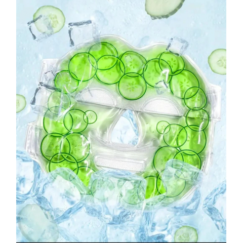 Salatalık Desenli Termojel – Soğuk Sıcak Kullanım, Rahatlatıcı Jel Ped