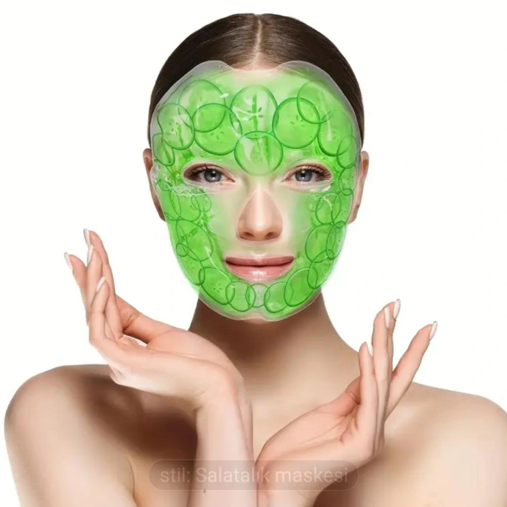 Salatalık Desenli Termojel – Soğuk Sıcak Kullanım, Rahatlatıcı Jel Ped