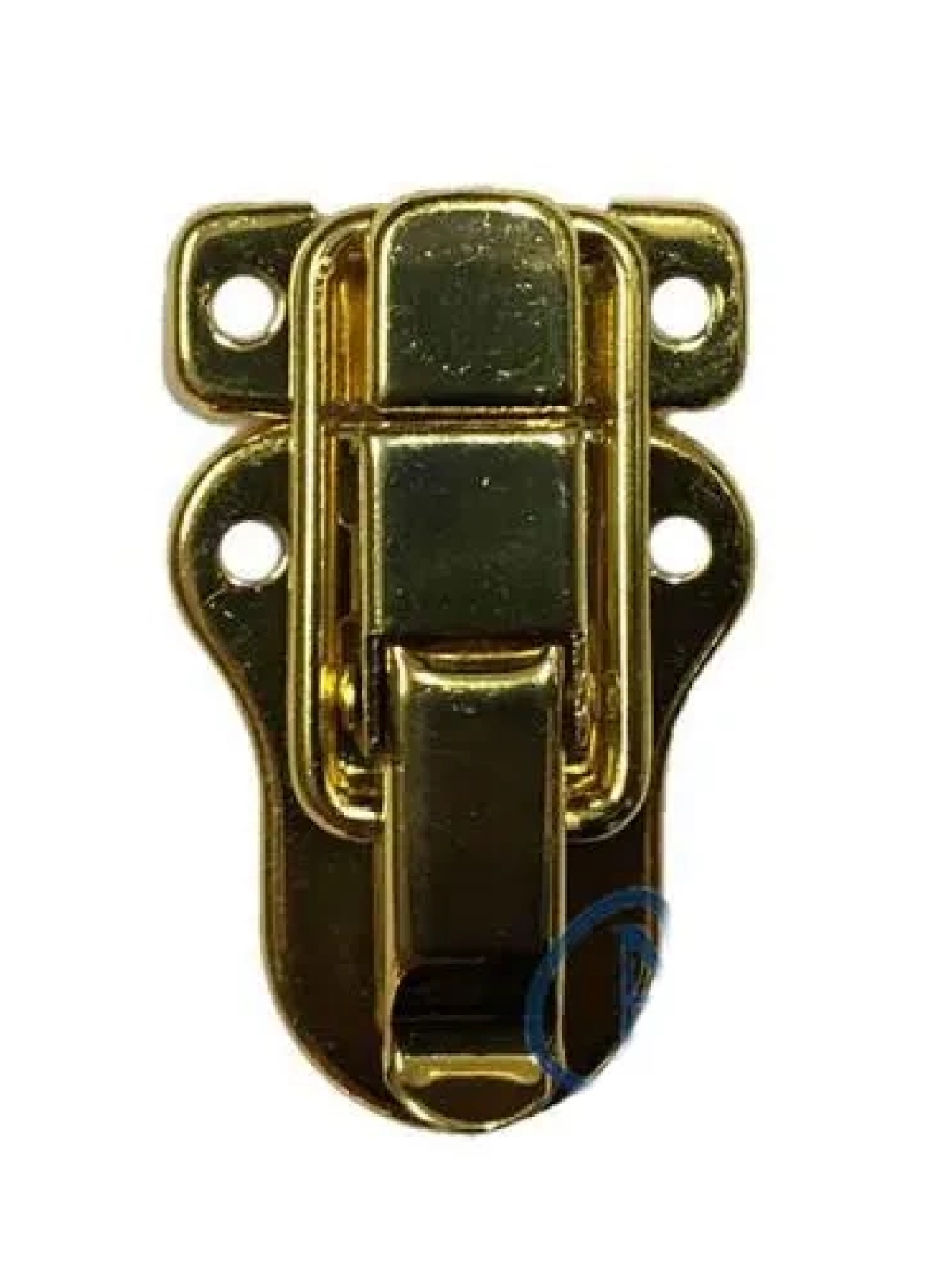 Sandık, Kutu Klipsi, Ön Kilidi - 48x30mm, Altın, 1 Adet