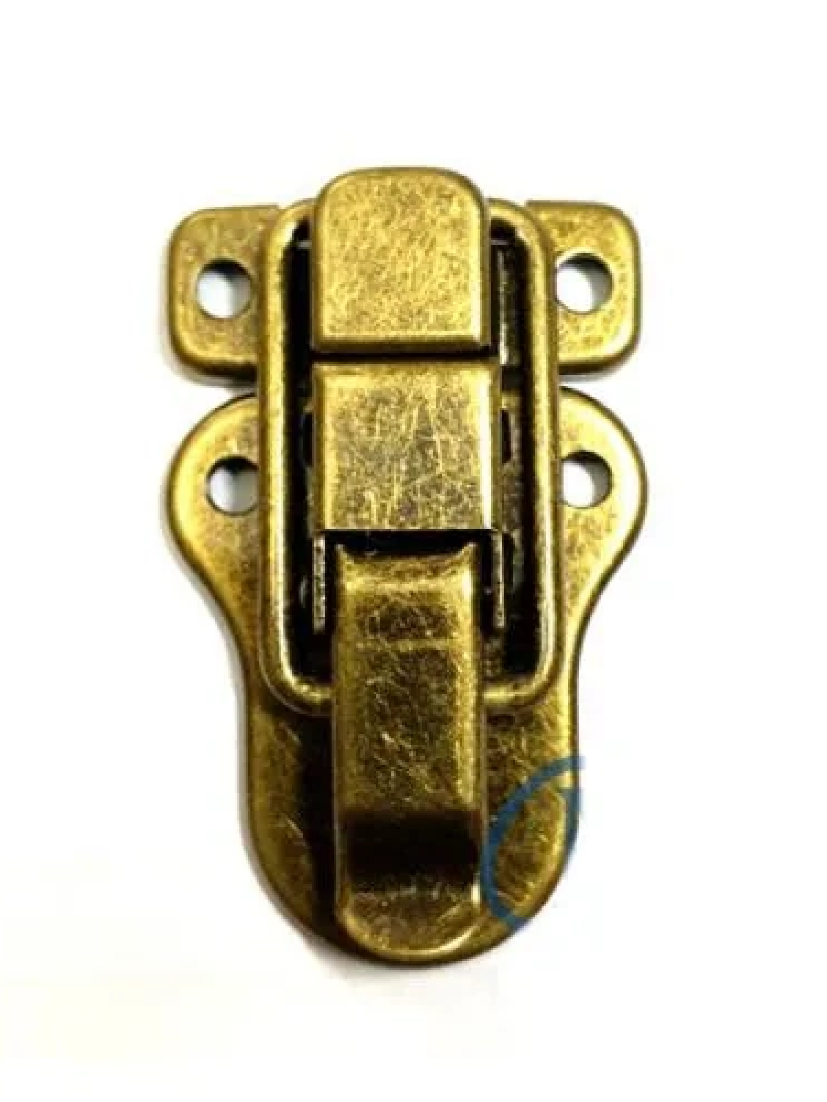 Sandık, Kutu Klipsi, Ön Kilidi - 48x30mm, Antik, 100 Adet