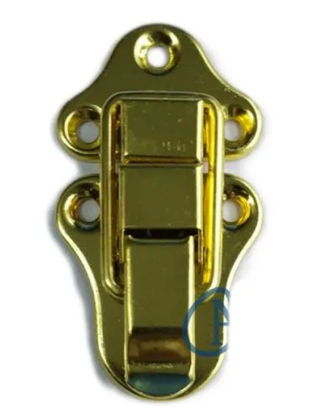 Sandık, Kutu Klipsi, Ön Kilidi - 72x40mm, Altın, 100 Adet