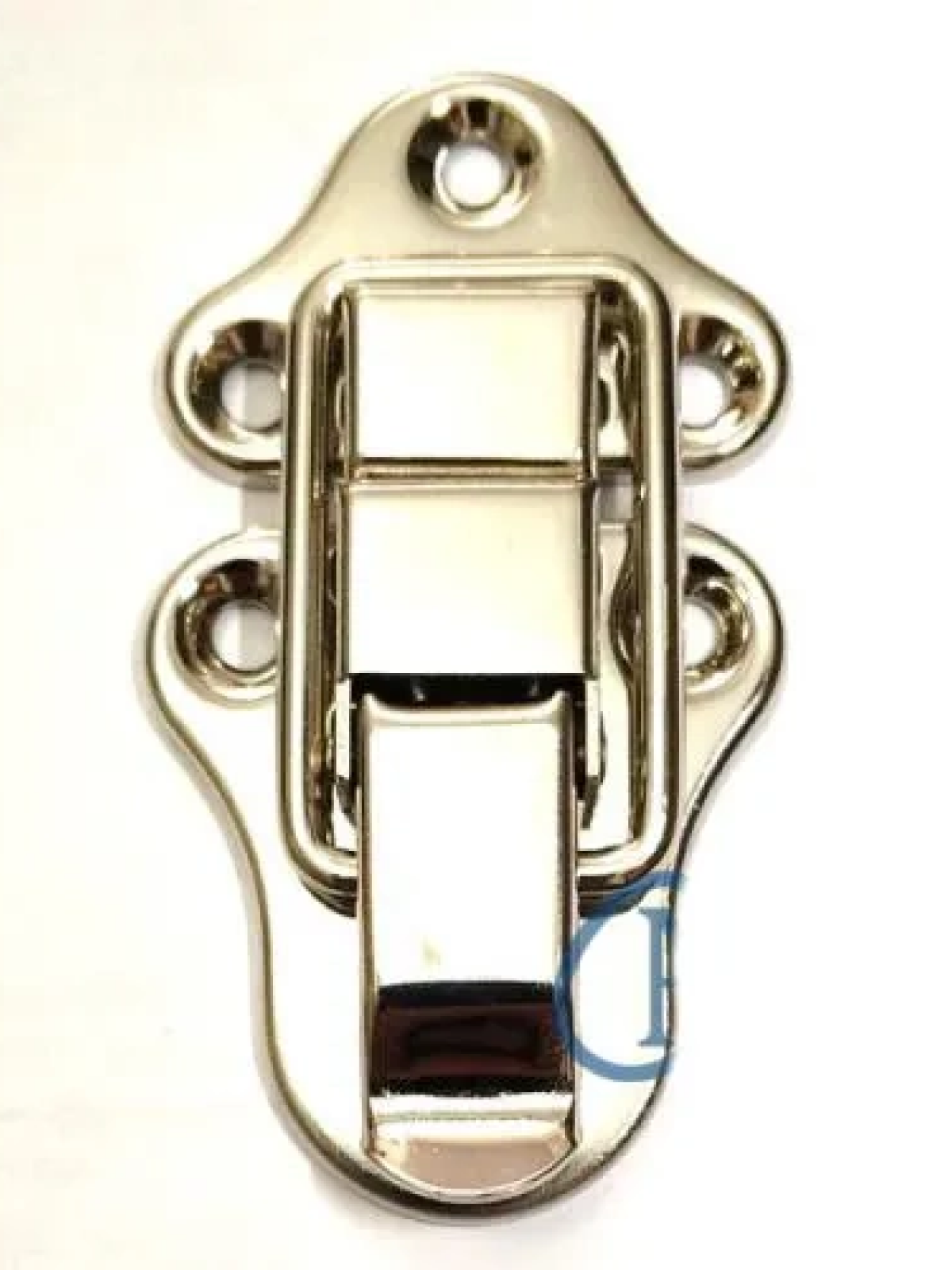 Sandık, Kutu Klipsi, Ön Kilidi - 72x40mm, Nikel, 1 Adet