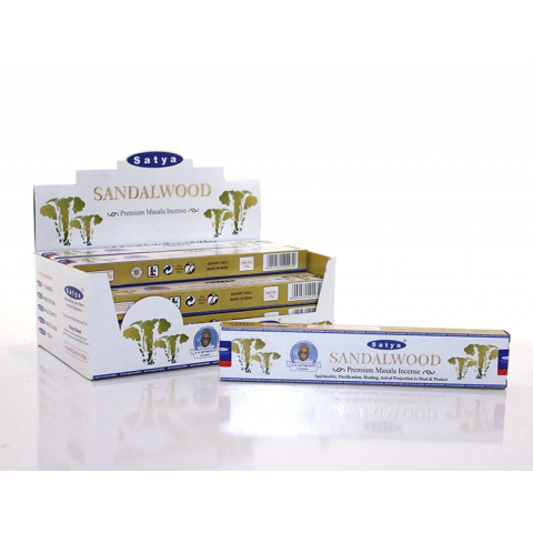 Satya Sandalwood Aromalı Tütsü Satya012