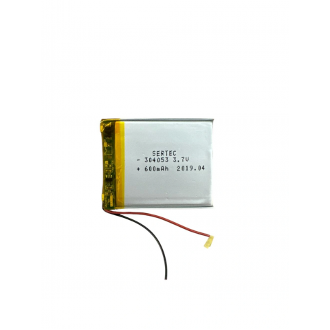 Sertec 304053 3.7v 600 Mah Li-polymer Pil (devreli/1.5a)