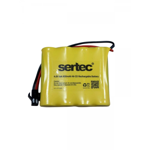 Sertec 4.8v 4s1p Aa 800 Mah Kablo + Siyah Konnektörlü Oyuncak Pili