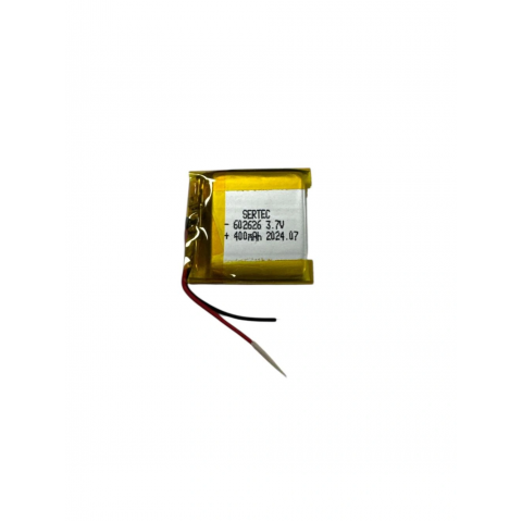 Sertec 602626 3.7v 400mah Li-polymer Pil (devreli/1.5a)