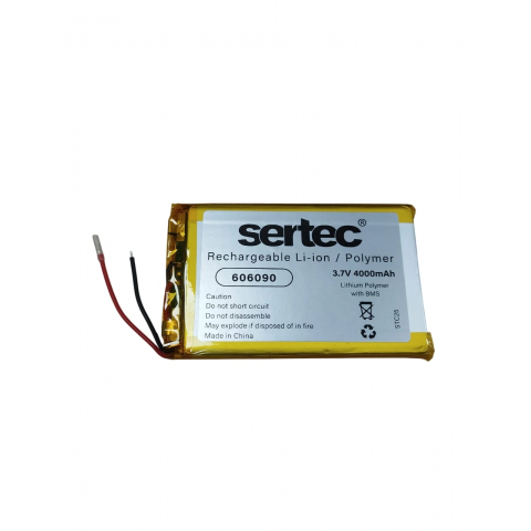 Sertec 606090 3.7v 4000mah Li-polymer Pil (devreli/1.5a)