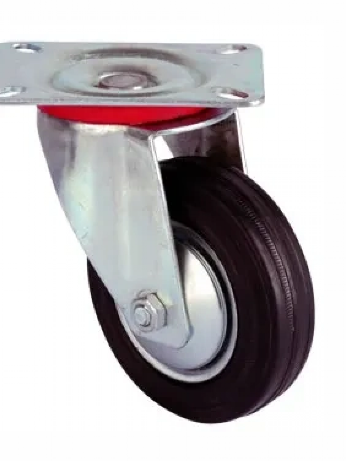 Servis Tekeri - Tablalı Siyah Döner - Çap 100 Mm