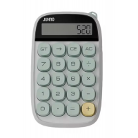 Sevimli Kare Tuşlu 10 Haneli Ldc Ekran Hesap Makinası Yeşil