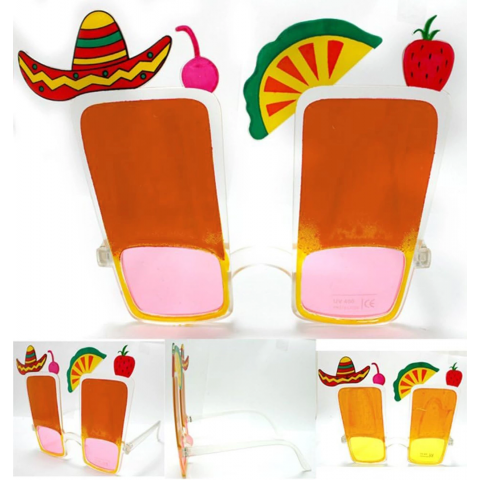 Sombrero Hawaii Fiesta Meyve Figürlü Yaza Merhaba Gözlük Sombrero Hawaii Fiesta Meyve Figürlü Yaza Merhaba Gözlük