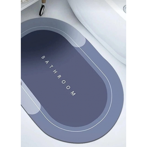 Süper Su Emici Kaymaz Tabanlı Banyo Paspası ( 40x60 )cm