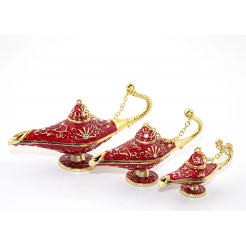 Swaroski Taşlı 3'lü Alaaddin Lambası Alk1923