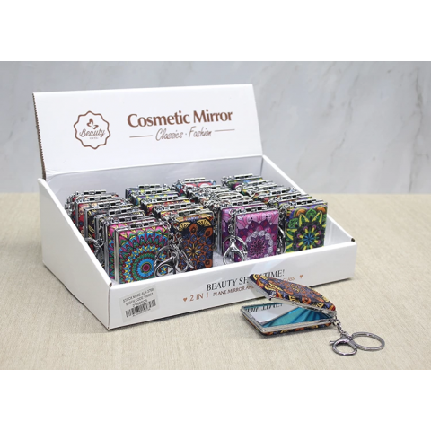 Taşlı El Aynası Anahtarlık Alk3768