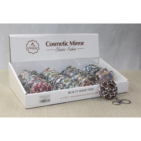 Taşlı El Aynası Anahtarlık Alk3773