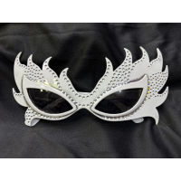 Taşlı Göz Kamaştıran Gecenin Yıldızı Beyaz Parti Alev Gözlük