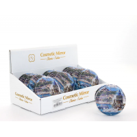 Taşlı İstanbul Tasarımı El Aynası Kalın Alk2488