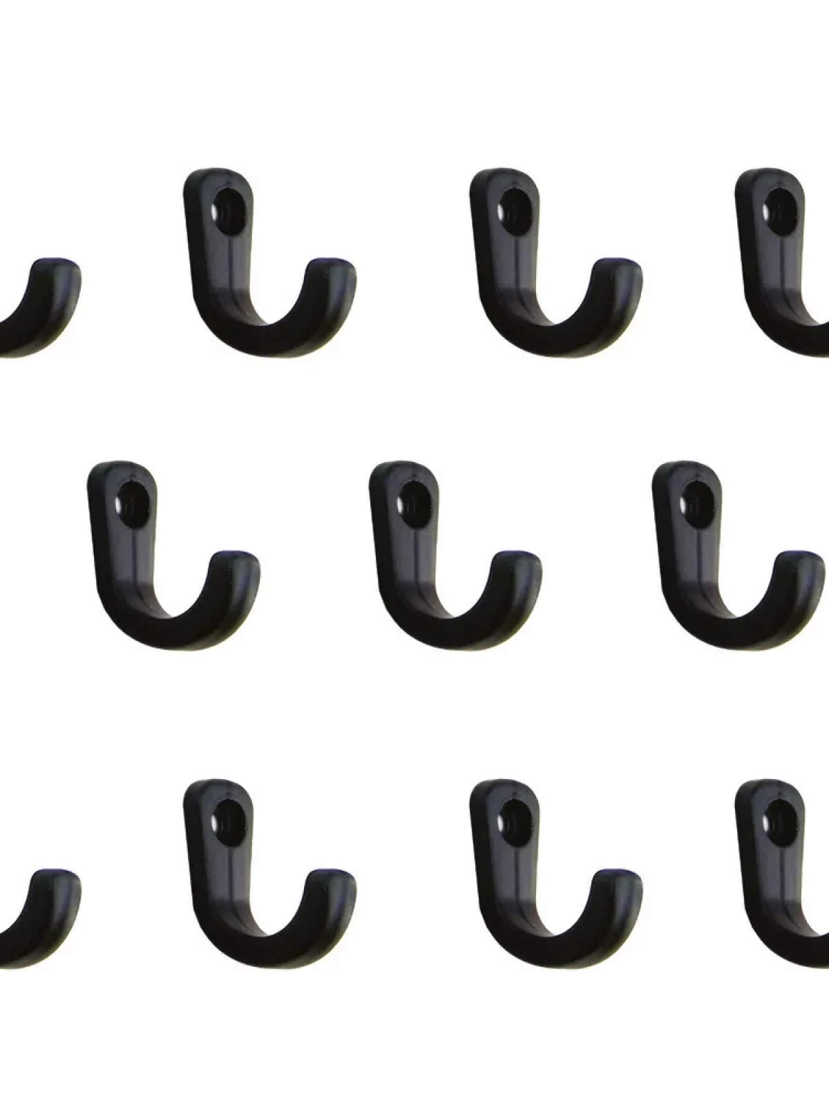 Tekli Bijuteri, Dekor Askısı - Siyah, 100 Adet, 10x18x22 Mm