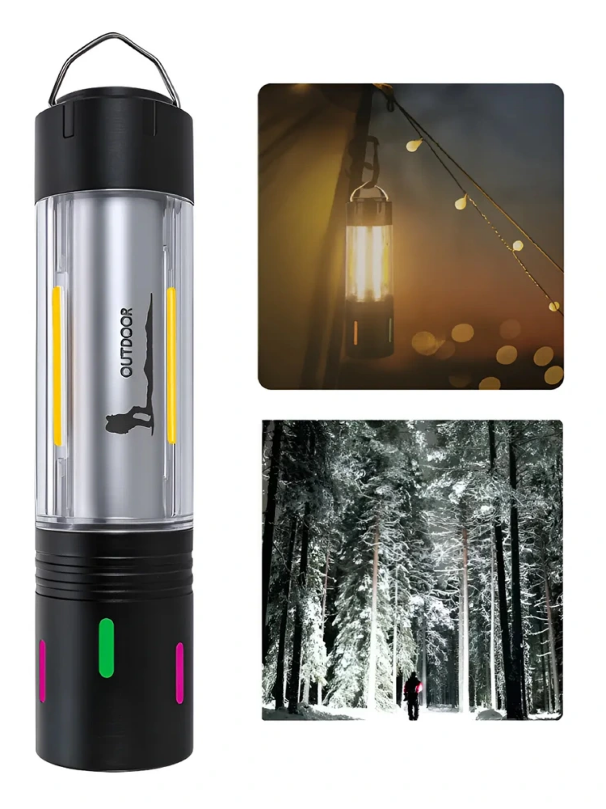 Tg Led Şarjlı Kamp Lambası Ortam Odak Aydınlatma Wt-736