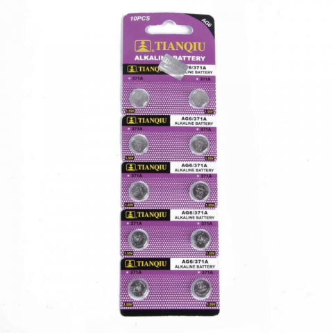TıanQıu Ag6 Lr920/371 Alkalin 10'lu Düğme Pil