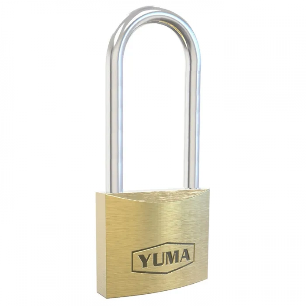 Türk Malı Pirinç Uzun Kancalı Asma Kilit 40 Mm