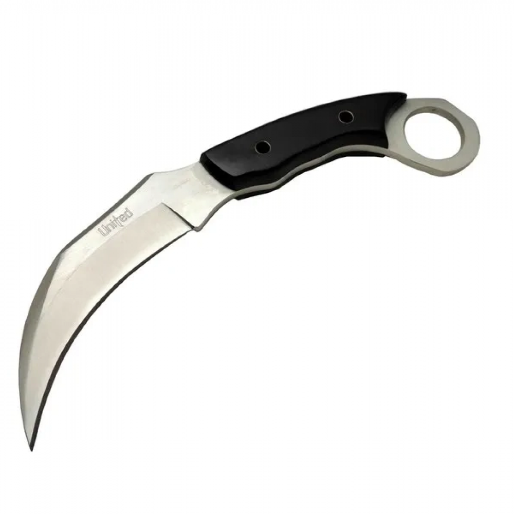 United Claw Cutter Karambit Uk 1 Siyah Outdoor Bıçak 17cm - Kılıflı, Plastik Sap