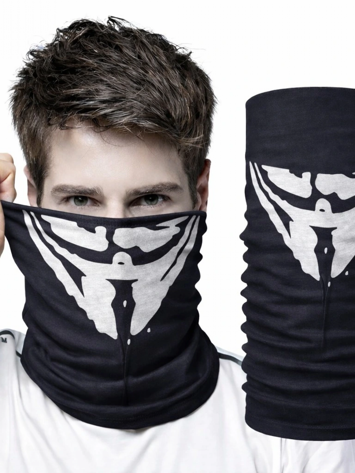 Vendetta Maskesi Desenli Baf Bandana – Çok Amaçlı Yüz Boyunluk Bandana 4 No