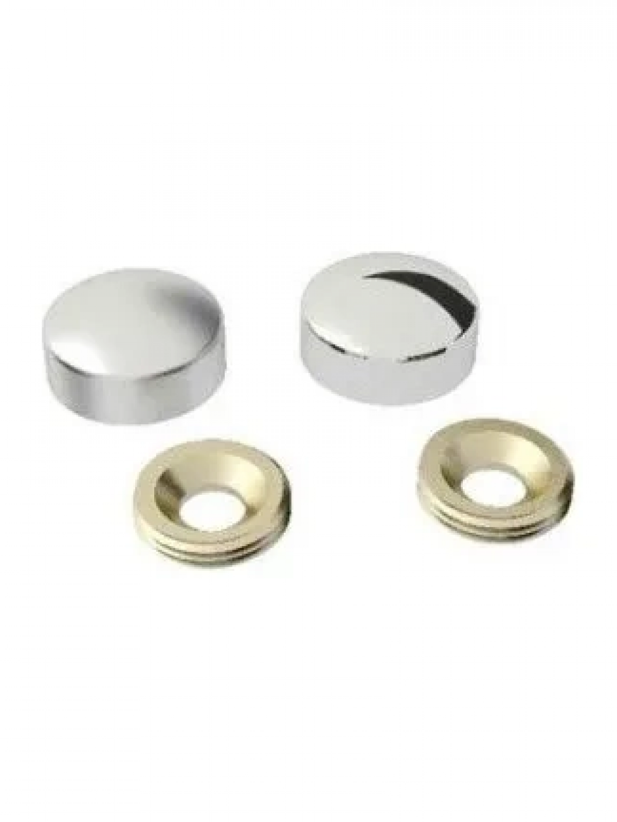 Vida Kapama Kapağı 20 Mm, Krom - 10 Adet