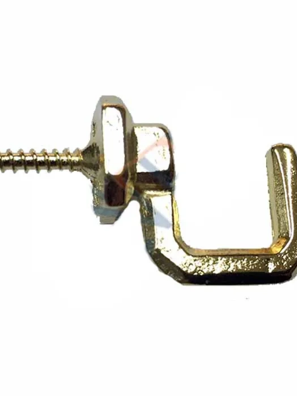 Vidalı Kanca, Askı Büyük - 15x23mm, Sarı - 100 Adet