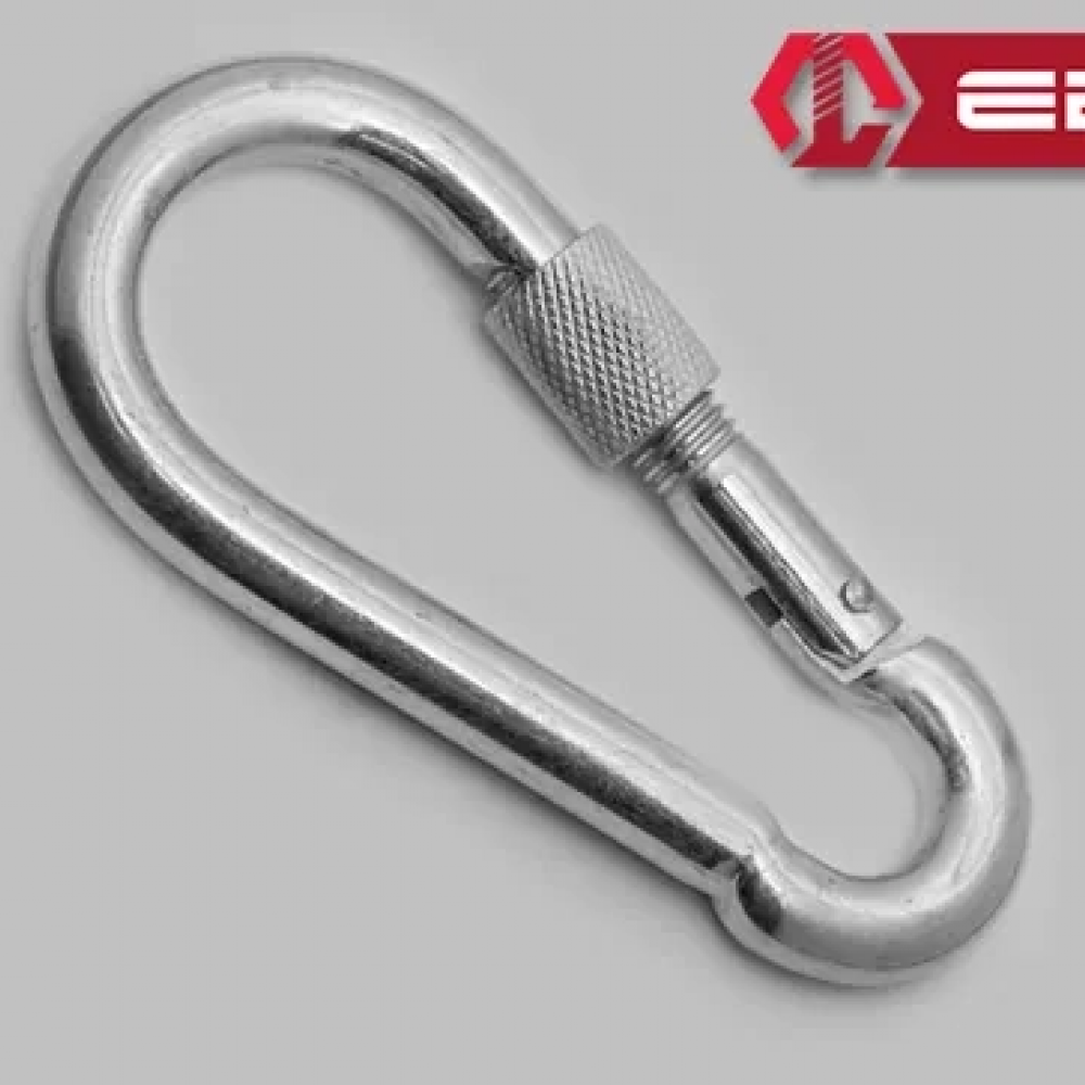 Vidalı Karabina, Kanca, Çengel 10mm - 25 Adet