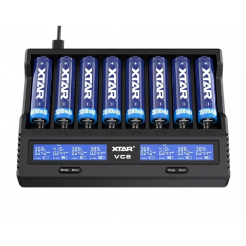 Xtar Vc8 Sekizli Li-ion / Nı-cd / Nı-mh Pil Şarj Cihazı