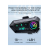 y10 2x Motosiklet Kask İntercom Çift Eşleşme Rgb Işıklı Bluetooth Kulaklık 5,3