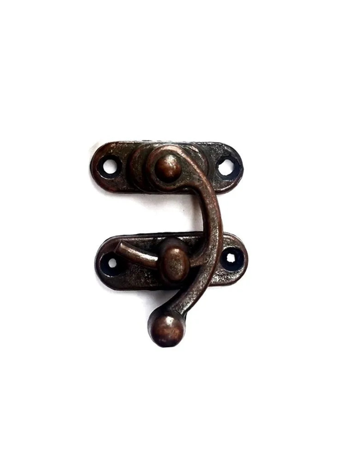 Yay Gözü, Ahşap Kutu Klipsi - Minik 20x24 Mm, Antik, 100 Adet