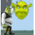Yeşil Shrek Maskesi 21x25 Cm